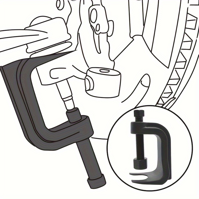 Ball Joint Separator, Universal Ball Joint Puller With Lower Control Arm Prying Tool For Ford For For Mercury, 2-3/8in. Lower Ball Joint Removal Tool For Car Truck Suv