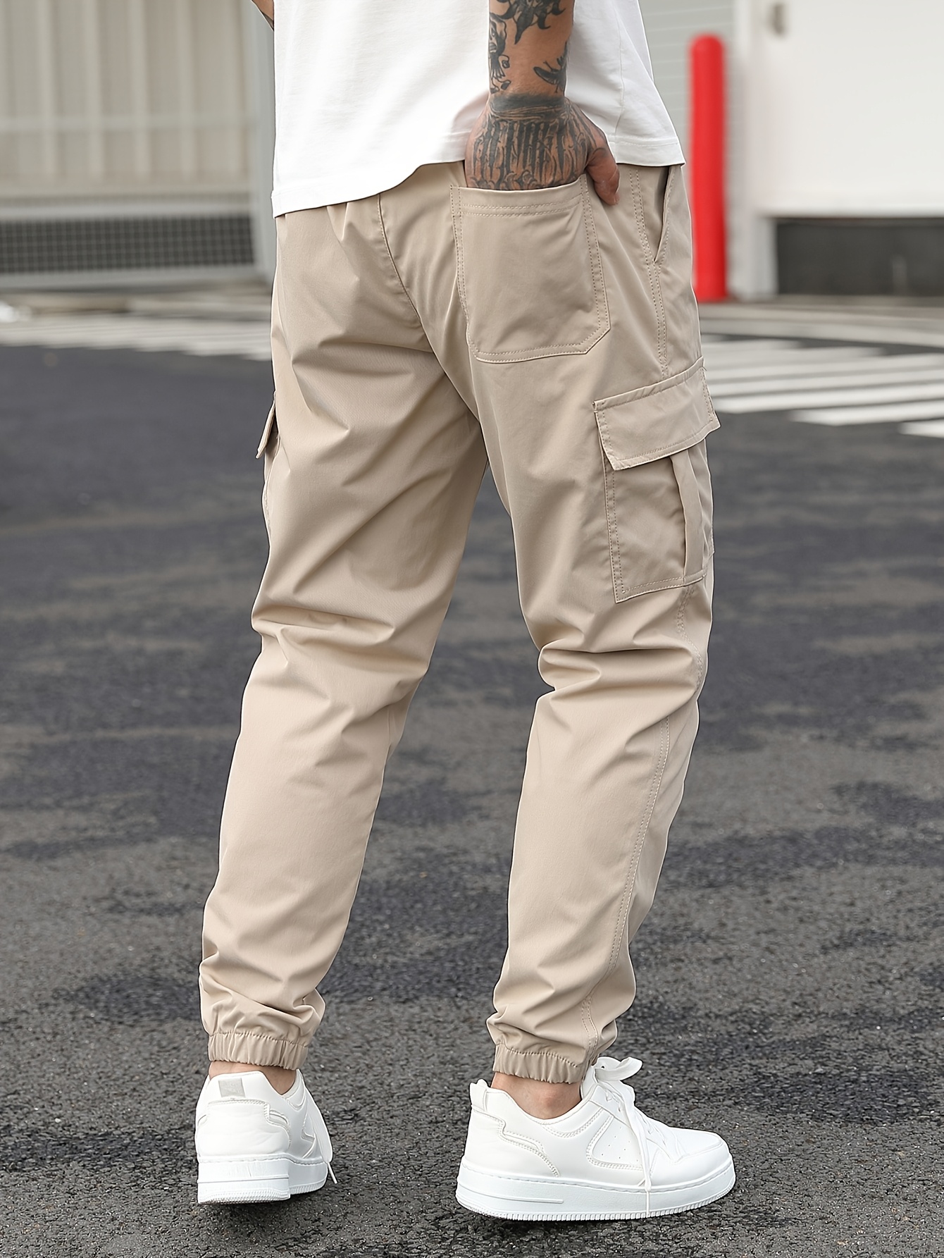 men's casual loose fit lightweight jogger pants spring Temu Germany