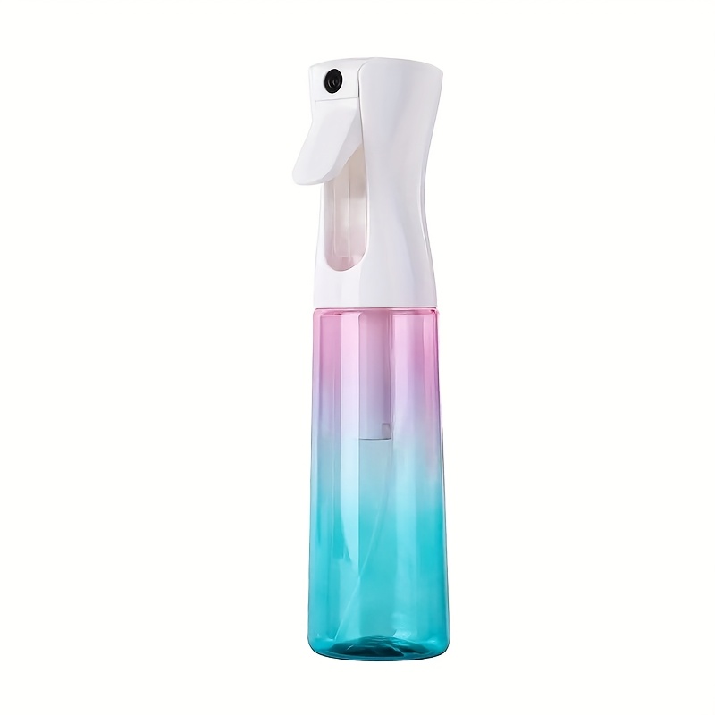 Image of 1pc Plastic Gradient Color Spray Bottle, High-pressure Mist Humidifying Spray Bottle, Perfect For Watering Plants, Home Cleaning, Hair Care, And Facial Moisturizing