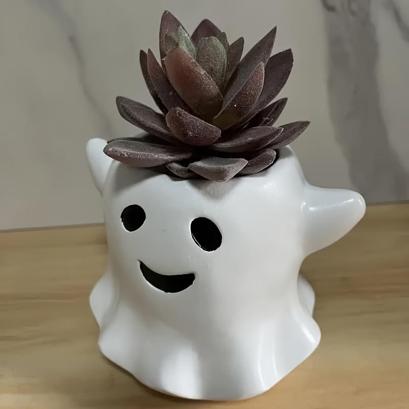 1pc halloween ghost planter spooky succulent planter unique - Temu Sweden