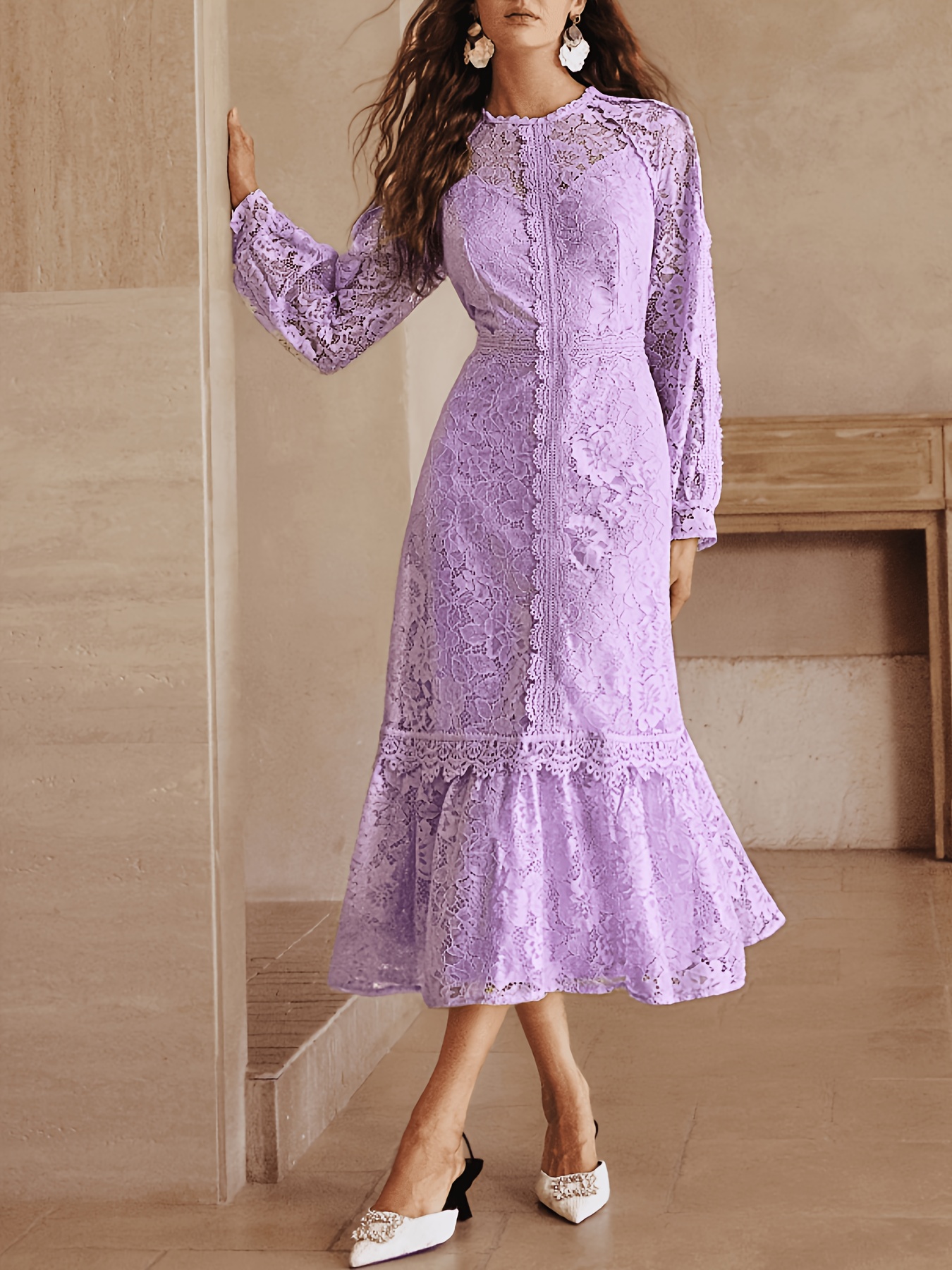 purple dresses for women sold on Temu Australia