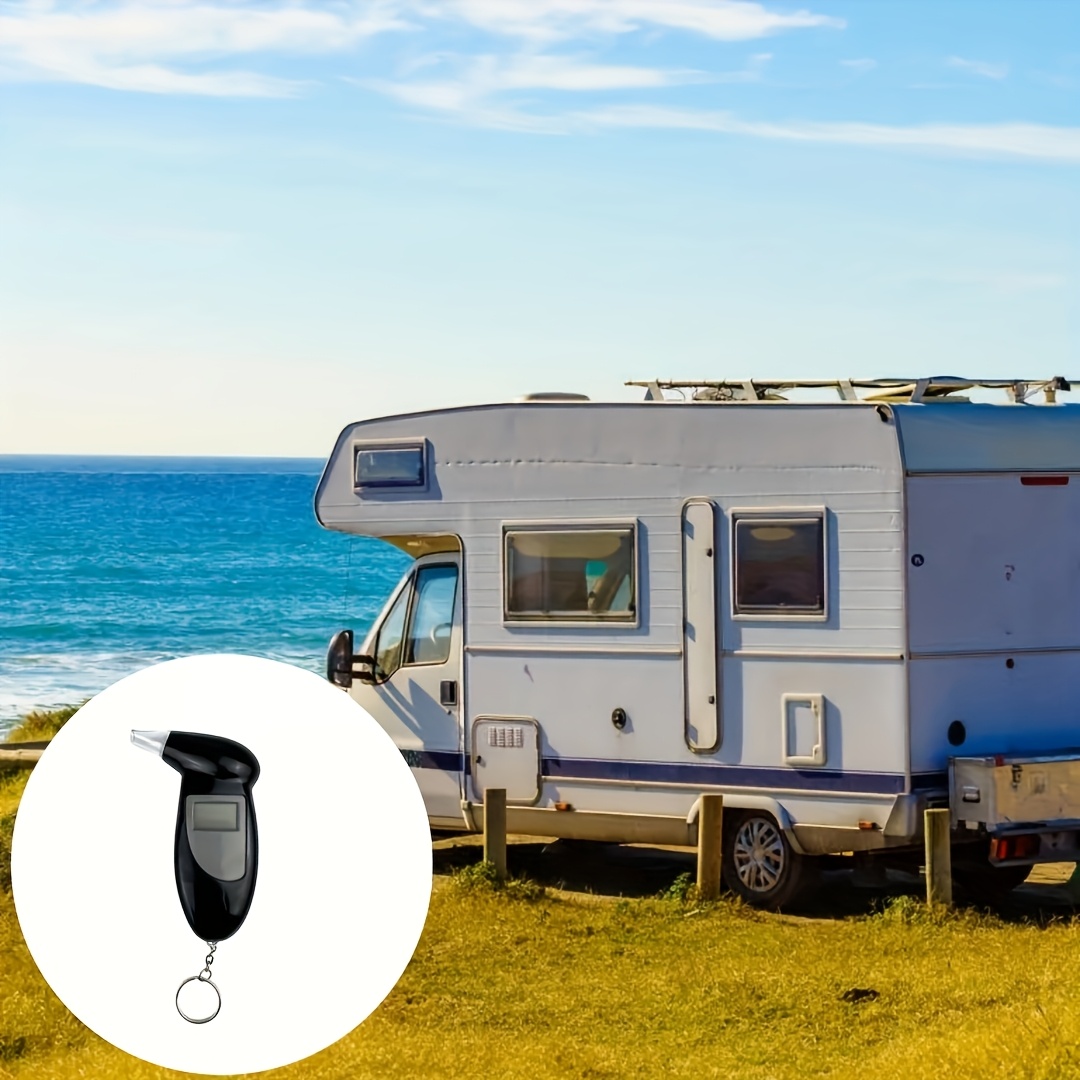 Portable Digital Alcohol Tester - Accurate Blood Alcohol Content Measurement, No Battery Operation Required, Ideal Choice for Car Accessories, Easy to Use, Convenient to Carry - Battery-Free