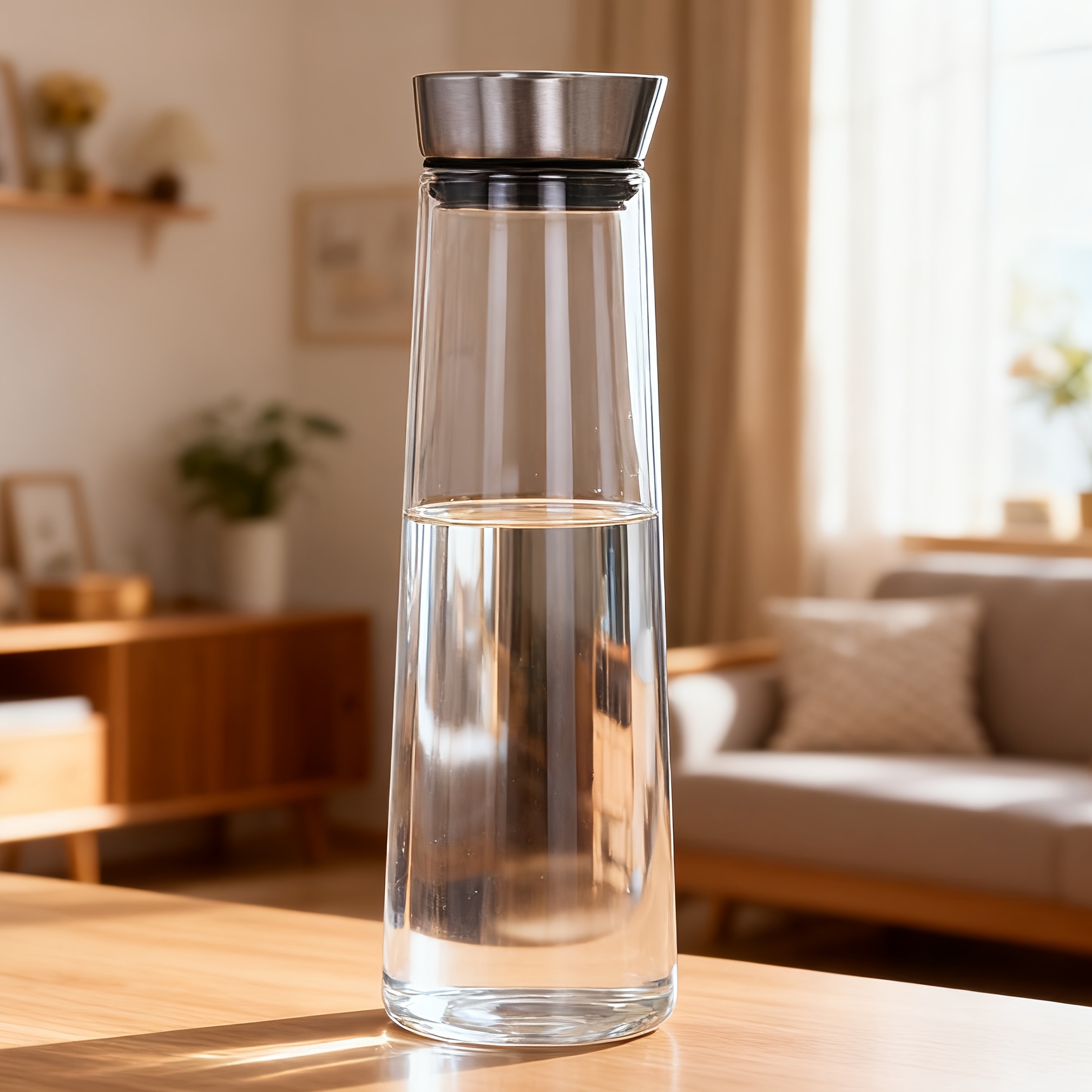 E-shop Wasserkrug aus Glas, Teekaraffe mit großem Fassungsvermögen, Haushalts-Abkochkanne, Teeaufgusskrug, Saftkrug