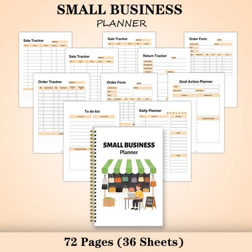 a 72 page small notebook for tracking income and expenses along with a client management journal for