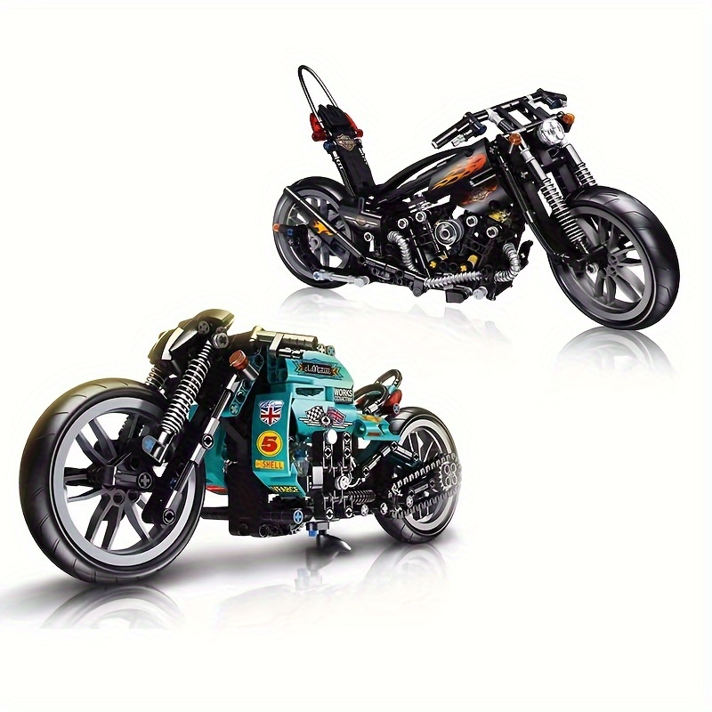 

Motorcycle Toy Building Kit, Build A Stylish Motorcycle Display Model, Collectible Motorcycle Model Building Kit For Adults (503 Pieces)