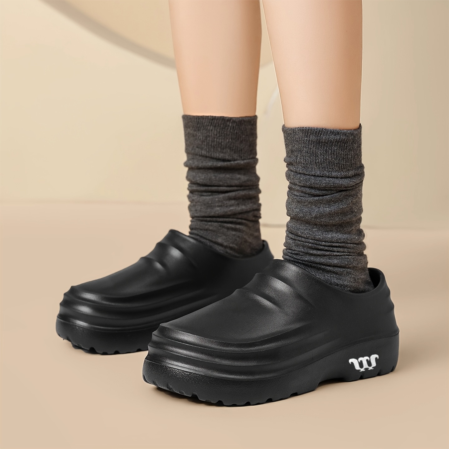 TEMU Baotou Slippers, Unisex House Slippers, Wear-resistant For Home, Casual Outdoor Wear, Fashionable Shoes, High Quality Cool Slippers, Women Shoes