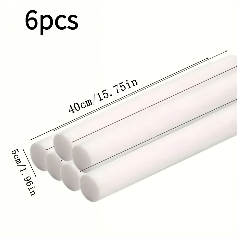 2pcs/6pcs Floral Foam Stick 15.75"x1.96" - Diy Wedding Flower Arrangement Base, Solid Cylindrical Sponge For Event & Easter Party Decorations, Valentine Day, Gift- Mother's Day Gift-halloween