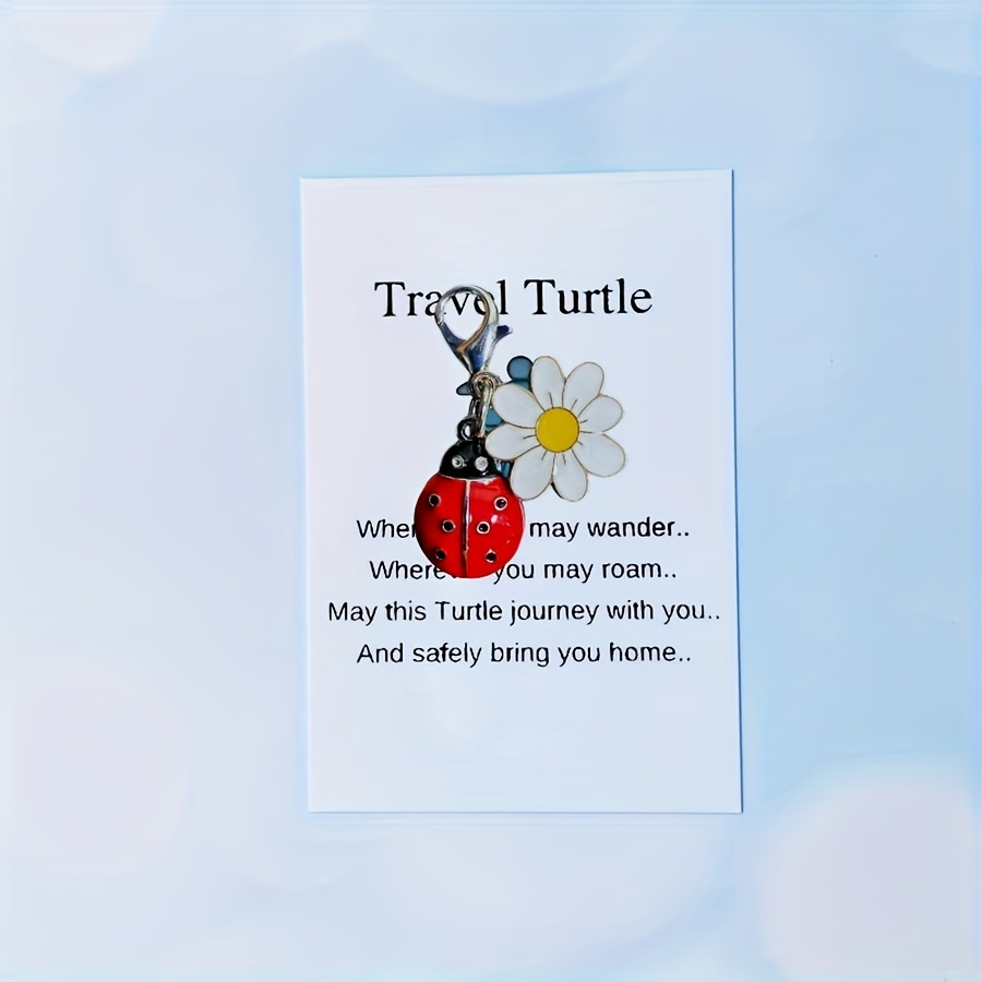 ladybug keychain sold on Temu United States
