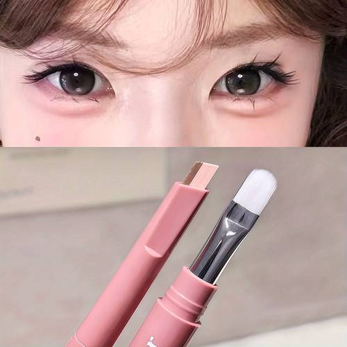 application to eyes create dimensional effect and a sparkling smooth and long lasting look easy to apply with a dual ended brush ideal for beginners in powdery white nude beige and soft brown