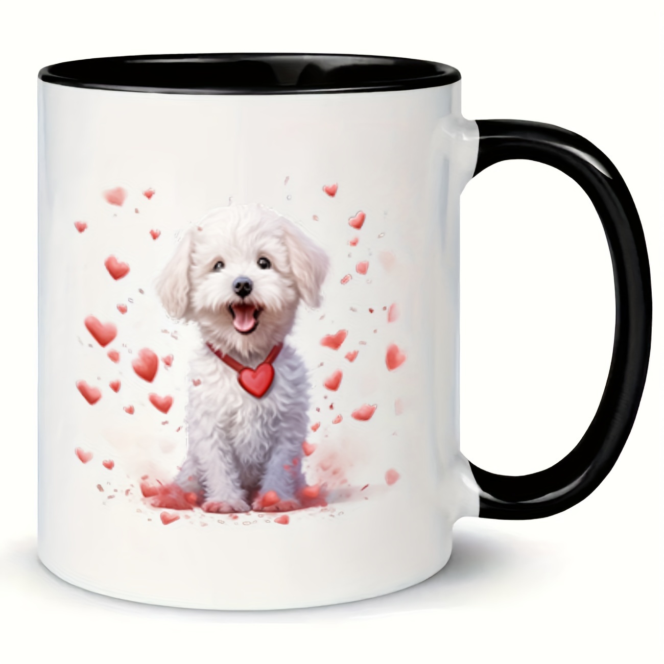 

Bichon Frise Ceramic Coffee Mug 11oz - Dishwasher & Microwave Safe - Adorable Dog Design Home Office Cup For Coffee Enthusiasts, Perfect Gift For Pet Lovers, Family & Friends