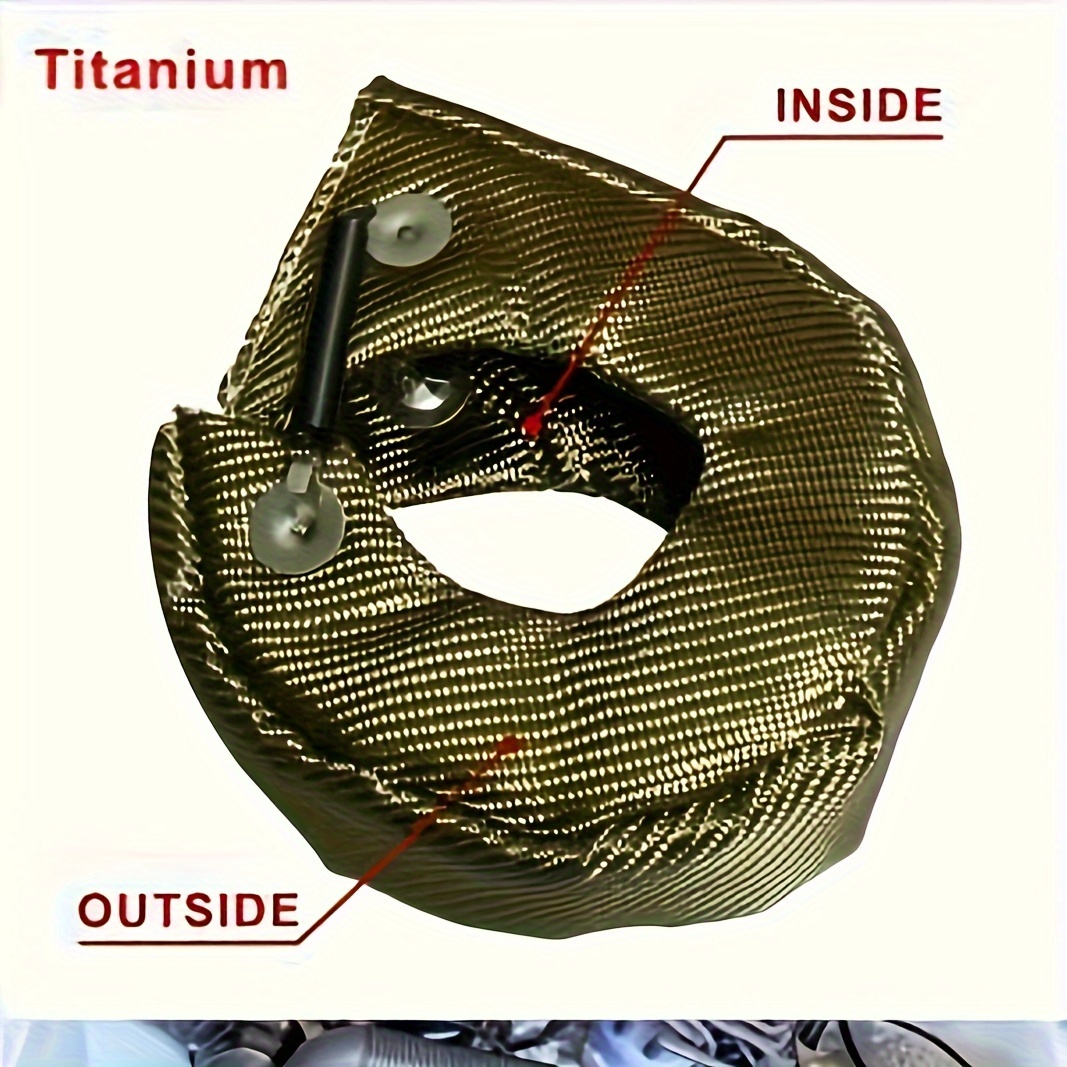 Titanium Turbo Blanket T3/t4/ Cover Turbocharger Thermal - Temu Canada