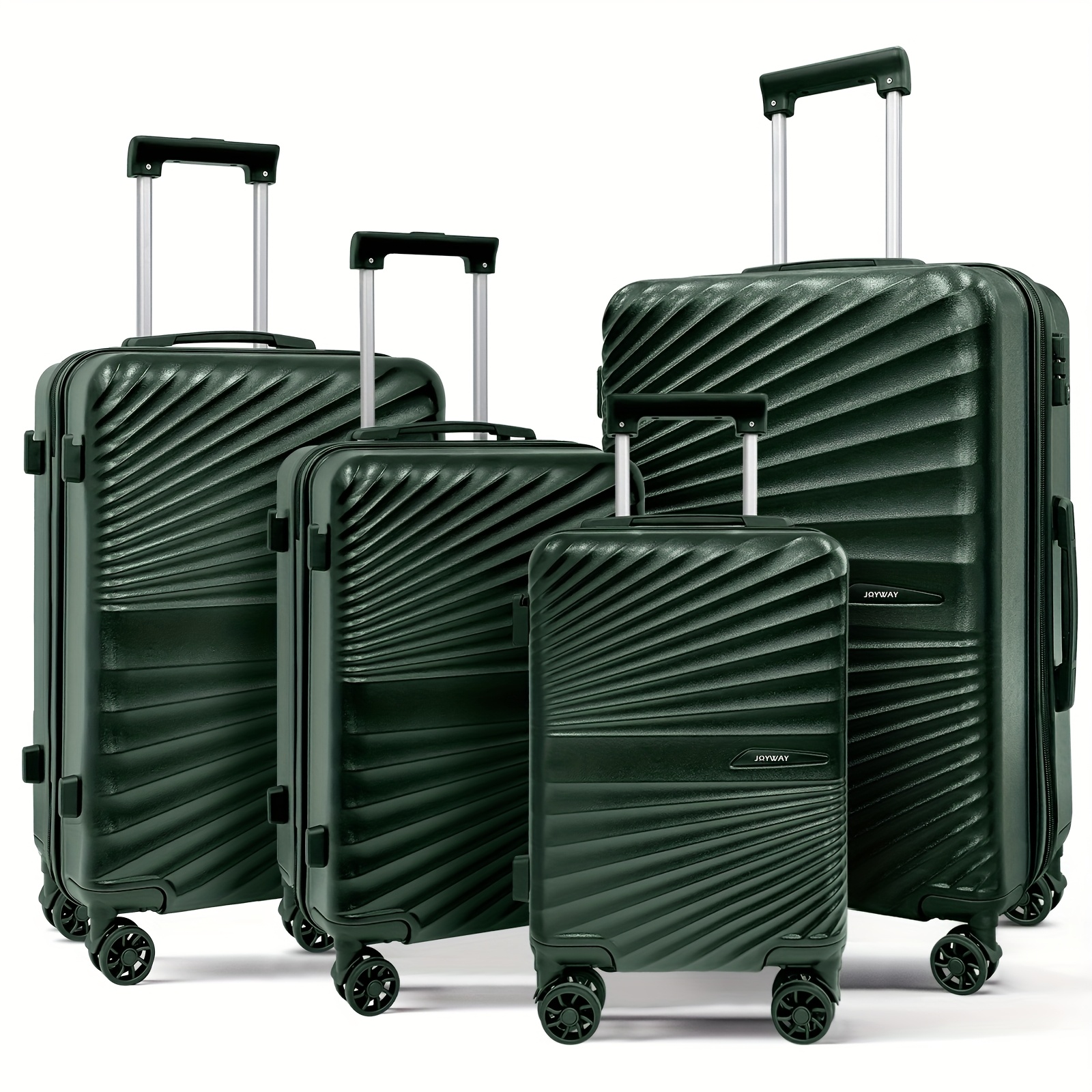Image of Joyway Hard Shell Luggage Set 18/20/24/28 Inch | 20 Inch Carry-on Luggage Size Wheels Tsa Customs Lock | / Family Travel Luggage Combination