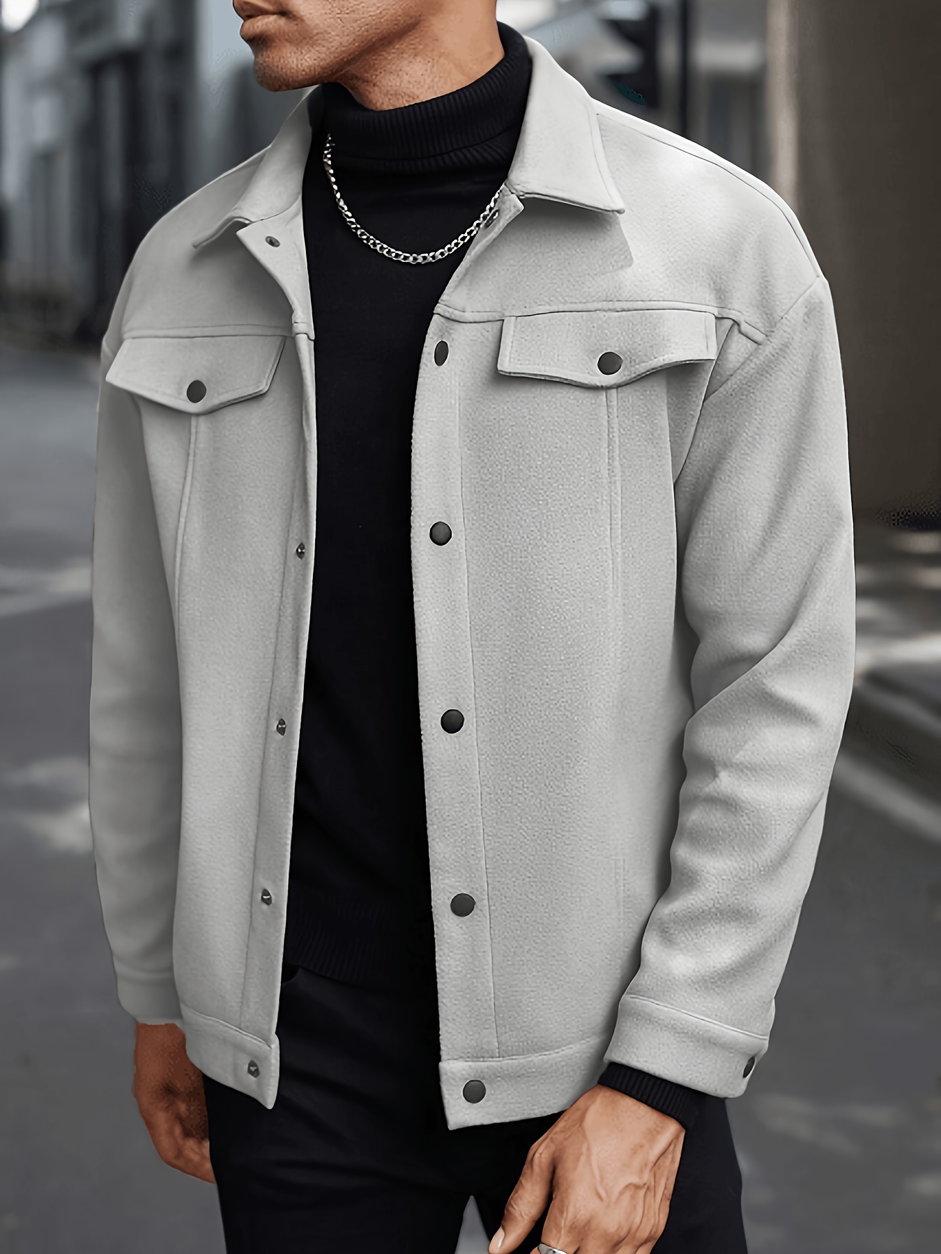 item picture mens fashion casual jacket classic simple and comfortable outfit mens casual wear mens outerwear for daily wear mens outfit valentines day gift for men autumn   layers