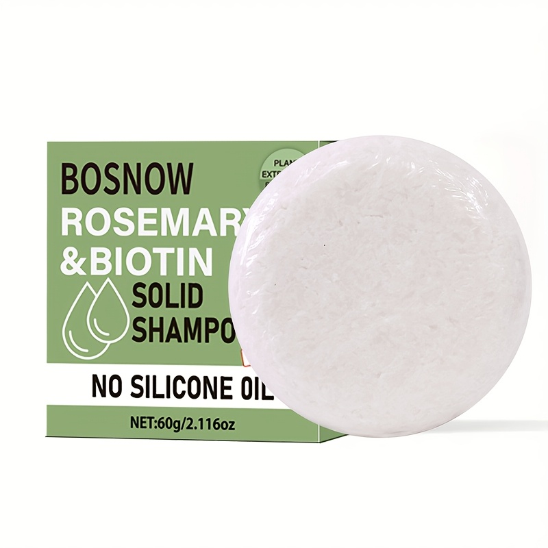 Image of 60g Rosemary Shampoo Contains Rosemary, Olive And Coconut Extracts To Moisturize, Foaming Hair Care, And And Shiny Hair, Which Is Suitable For Men And Women