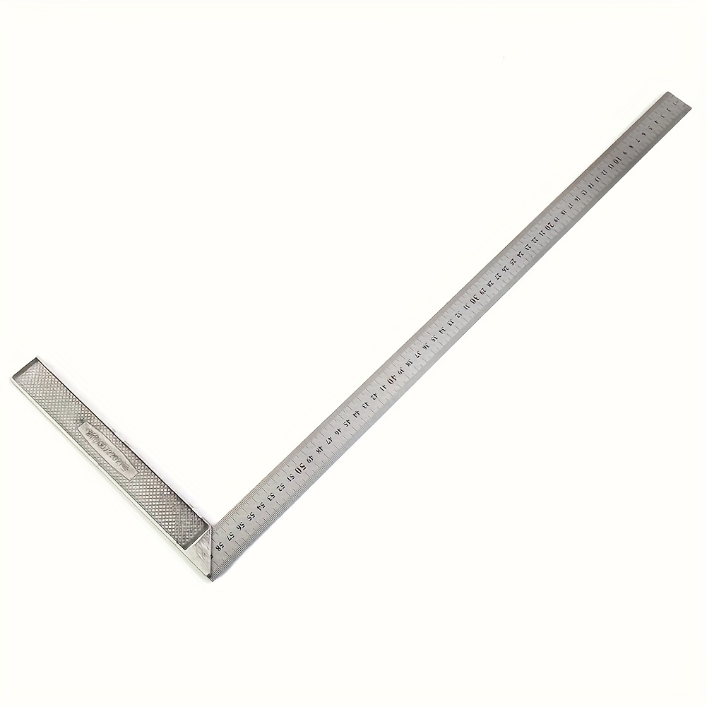 E-shop L-förmiger Winkel Zirkel Schreinerwinkel 250mm-600mm Aluminiumlegierung Konstruktion Messwerkzeug mit breiter Basis für Holzbearbeitung und