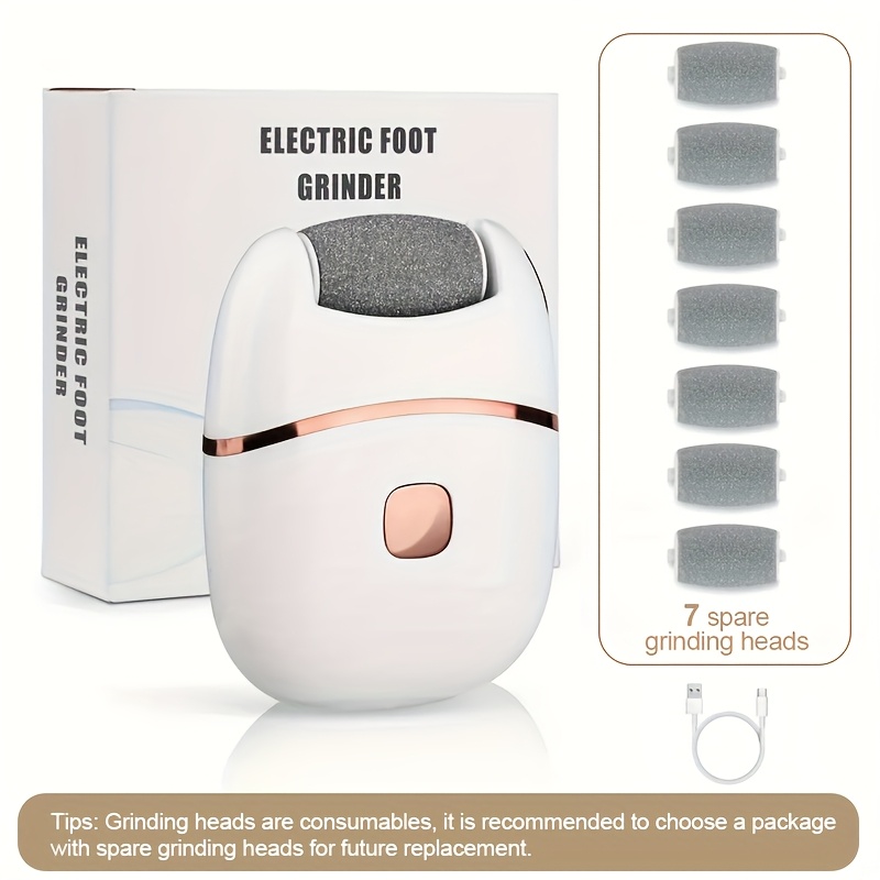 Rechargeable Electric Foot File, Designed for Removing And Polishing Thick Skin, Convenient And Portable for Achieving Smooth Feet, Ideal for Both for Home And Travel 11 Rechargeable Electric Foot File, Designed for Removing And Polishing Thick Skin, Convenient And Portable for Achieving Smooth Feet, Ideal for Both for Home And Travel - Image 11