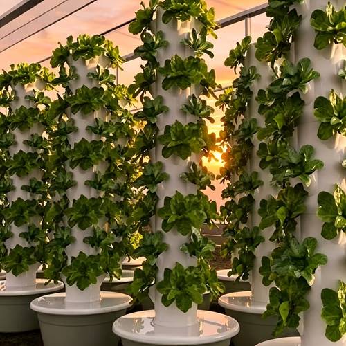 9-Layer Vertical Hydroponic Tower, Vegetable Growing Machine, Soilless System, Planter, Hydroponic System