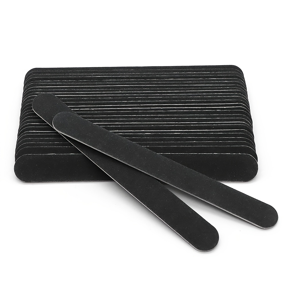 30pcs Double-Sided Wood Nail Files, 180/240 Grit