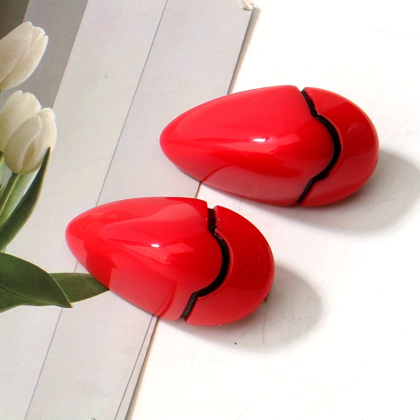 TEMU 2 Pinzas para el cabello de resina con forma de y para mujer, e individuales, ideales para combinar