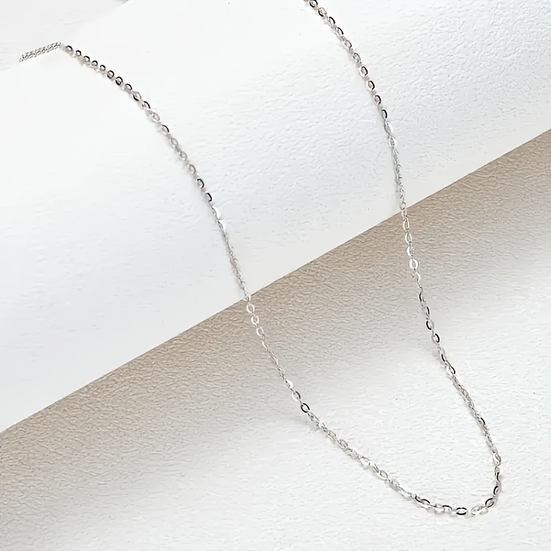 An Elegant Steel Women's Necklace - Adjustable 18-24 Inch O-shaped Pendant Design, Hypoallergenic Durable Jewelry, Perfect Valentine's Day Gift, Versatile Accessory For , Minimalist