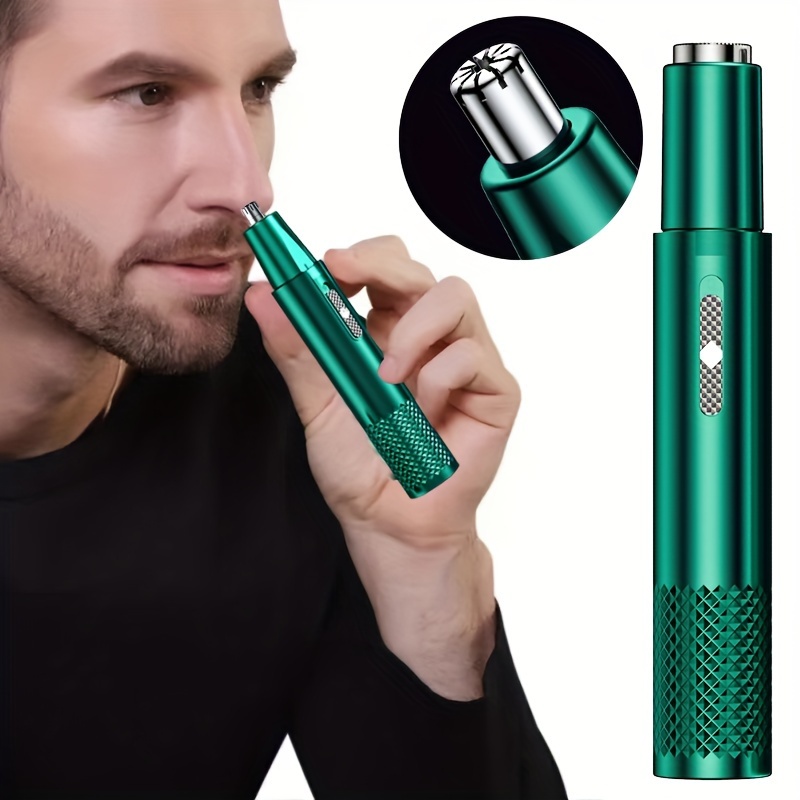 

Tondeuse de Précision pour Hommes - Rechargeable par USB, Toilettage Indolore pour Nez, Oreilles, Sourcils & Visage - Outil Tout-en-Un Durable et Élégant