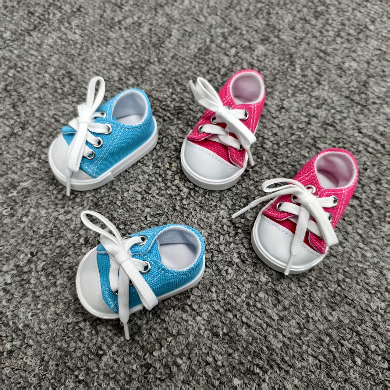 2pcs lace doll shoes versatile canvas shoes handmade Temu Canada