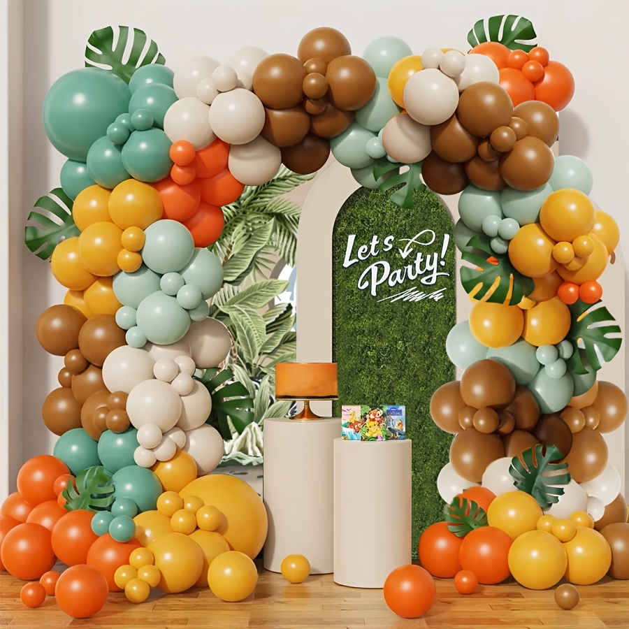 

136pcs Arch Kit, And Balloons With Leaves, For Themed Parties, Birthdays, Anniversaries, Bachelor Parties, Graduations, And More, Suitable For 14+