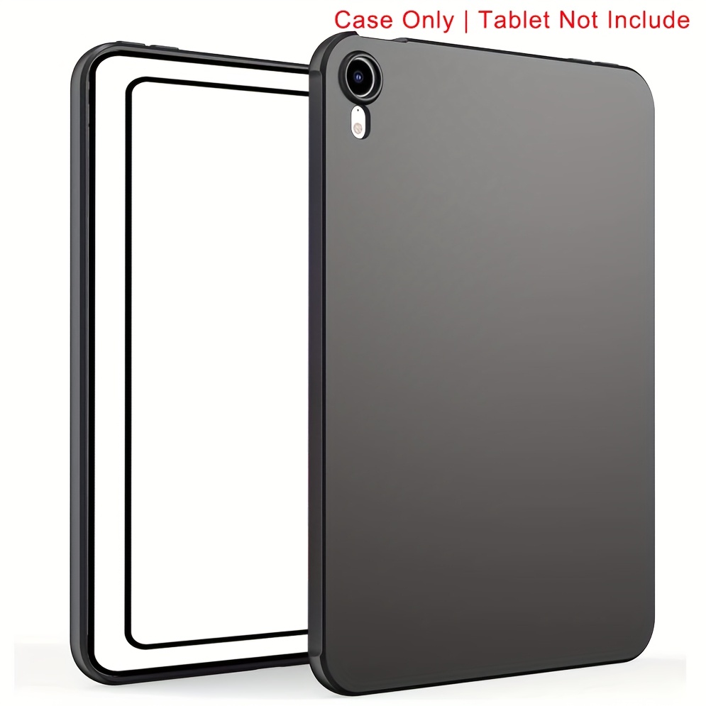TEMU Tpu Black Case For Ipad Mini 2021 2024 Mini 6 7 (a17 Pro) 8.3'' A2993/a2995/a2996/a2568 Frosted Cases Shockproof Soft Flexible Tablet Protective