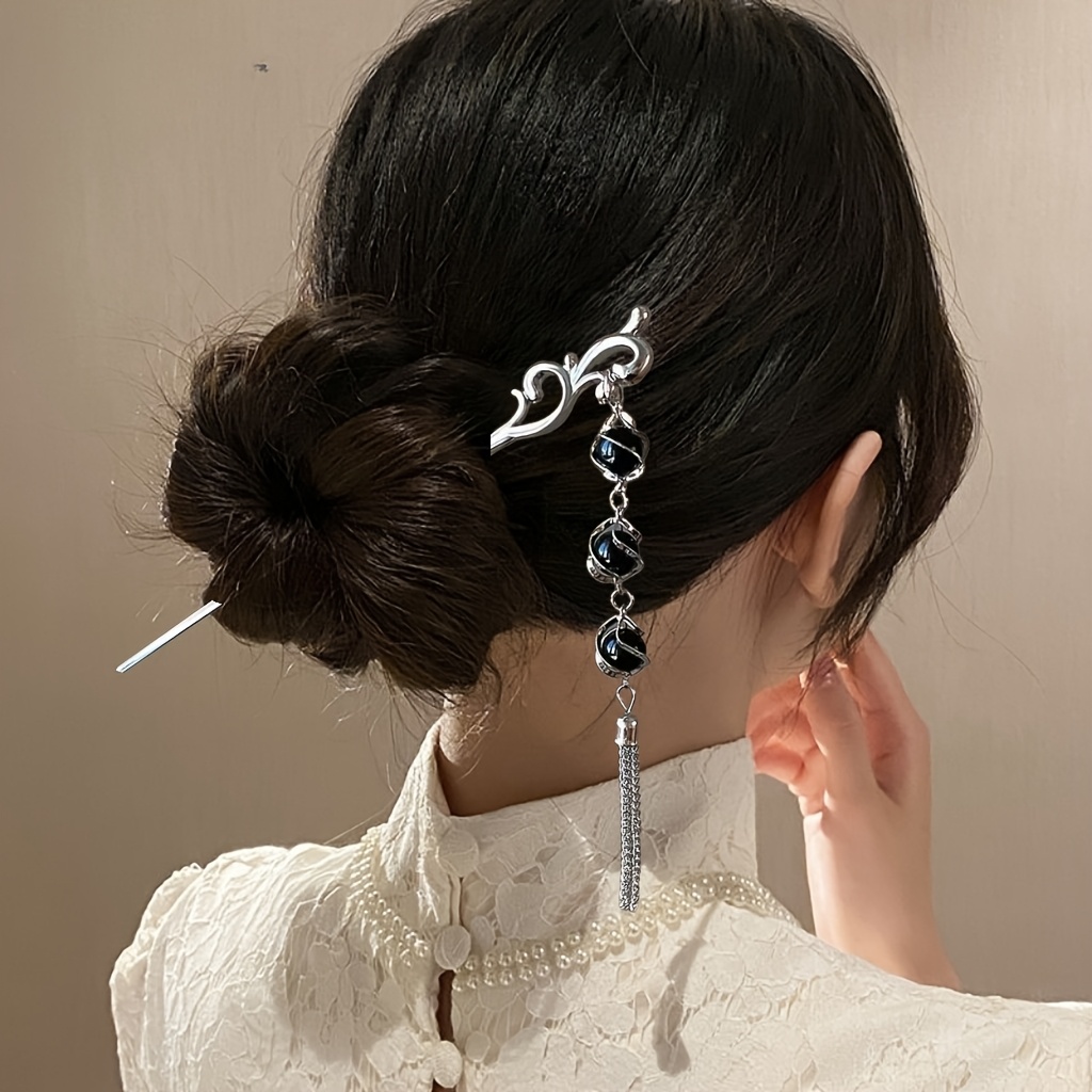 3pcs womens new high end tassel hairpins vintage fashion accessories for ladies ideal headwear for photoshoots and gifts Product details 7