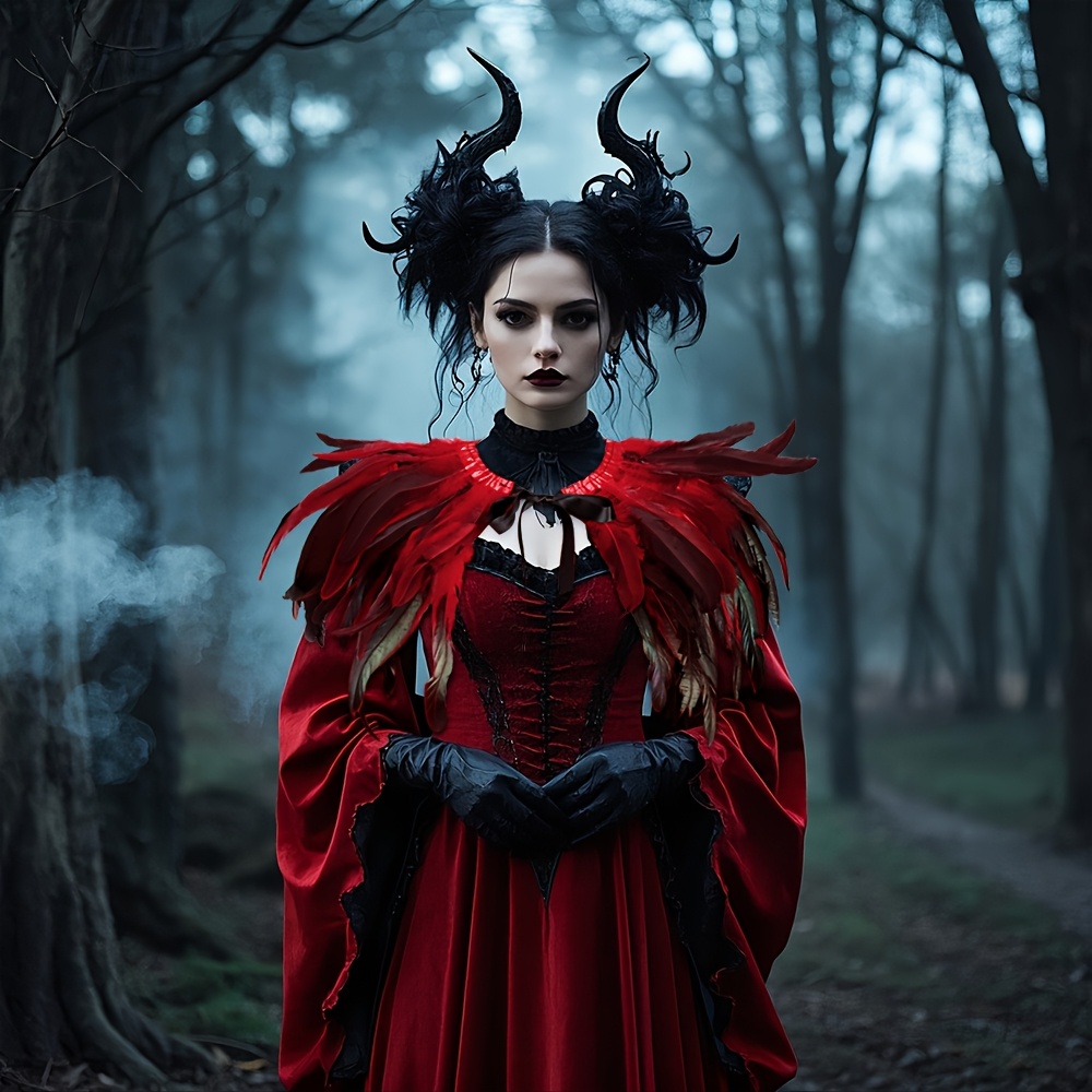 ABOOFAN Feder-Maske Auf Stab – Weiß, Mit Spitze, Für Karneval, Cosplay & Bälle