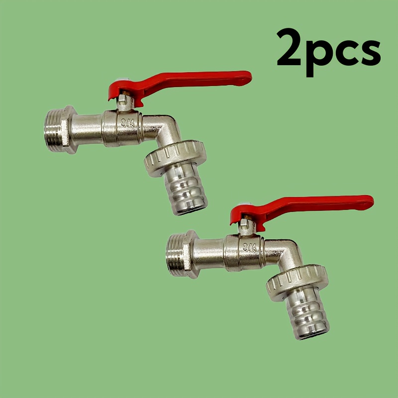 Image of Outdoor Faucet, G3/4 25mm/ Inches Inlet Thread, Anti-freezing Thickened Faucet, Ball Valve Faucet, Large Flow Water Valve, Suitable For Outdoor/lawn