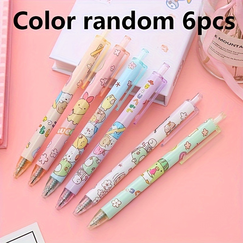 

6pcs Chicken-shaped Gel Pens Set - Vibrant , , Smooth , School Supplies, Gift Packaging, And Creative