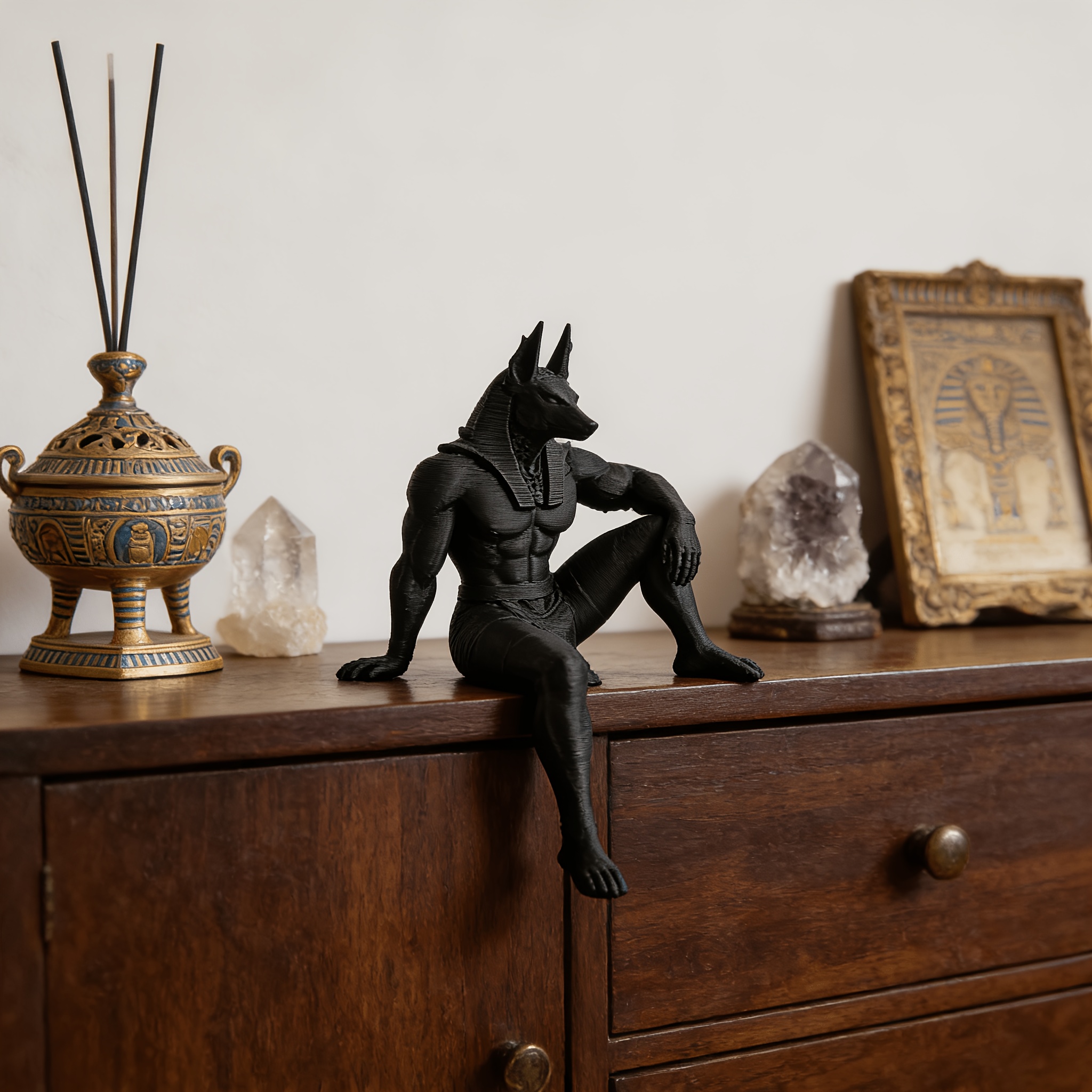 easter   muscle sitting figurine egyptian   god edge seated decoration study and entryway   soft   creative gift for boyfriend and   enthusiasts collectible for egyptian   lovers black  