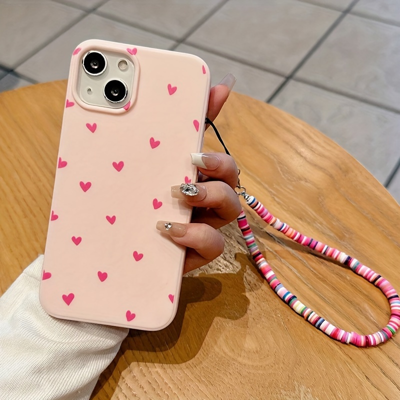 

Heart Graphic Protective Phone Case For 11/12/13/14/12 Pro Max/11 Pro/14 Pro/15/xs Max/x/xr/7/8/8 Plus, Gift For Birthday, Girlfriend, Boyfriend