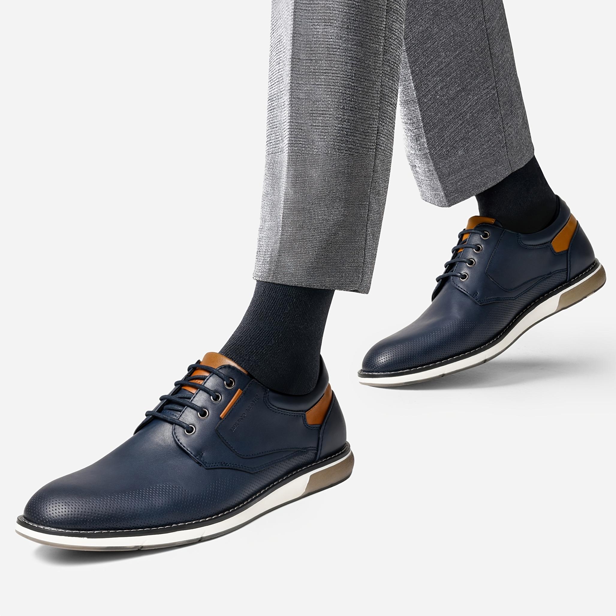 blue casual dress shoes Men Navy Blue Leather Dress Shoes, Men Leather Formal Shoe Tassel Moccasins   Rebels Market