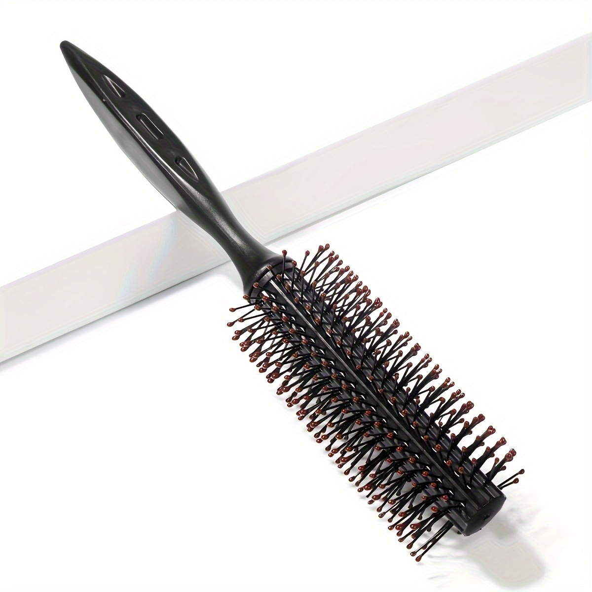 

1pc Round Hair Comb, Heat-resistant Anti Static Hairdressing Comb, Natural Styling Hair Brush For Blow-drying