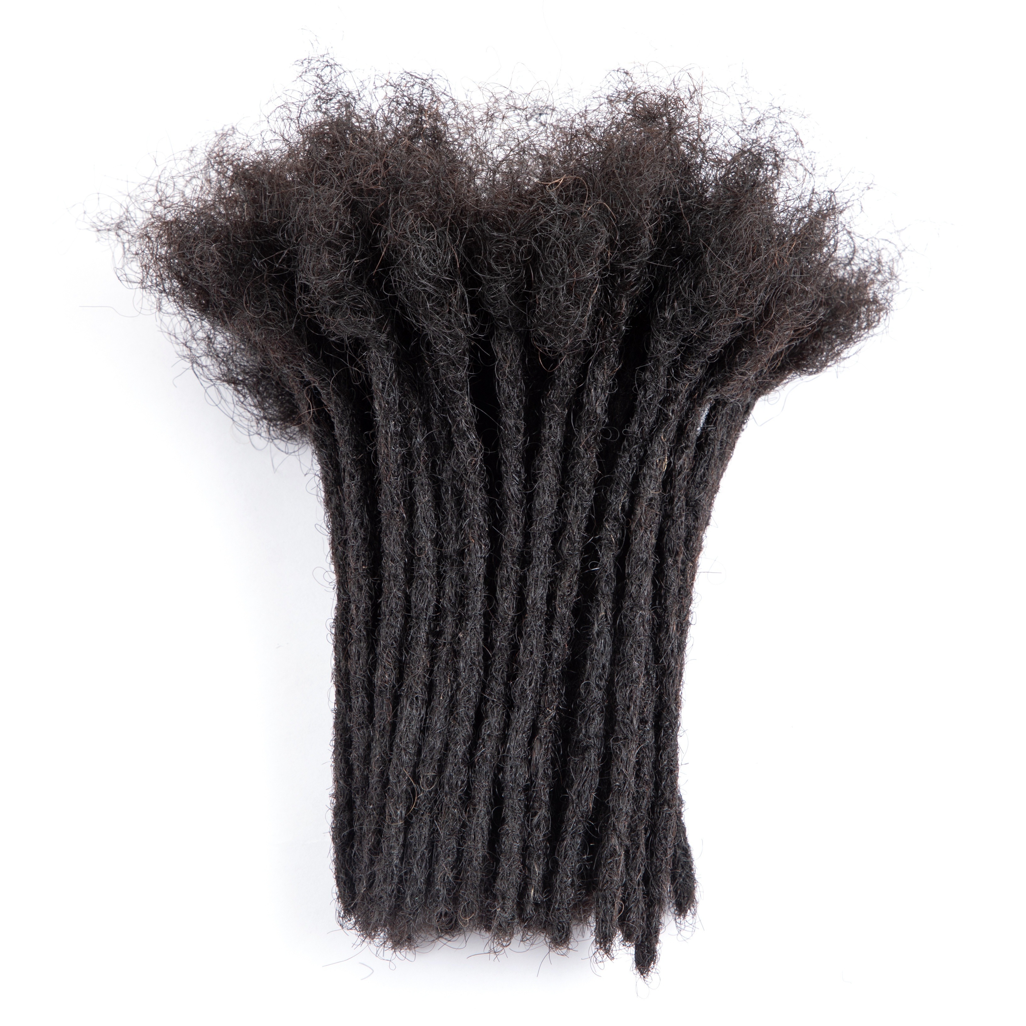 TEMU 4-18 Inch 0.2cm Width Hair Dreadlock Extensions 10, 40 Strands Extensions Real Human Hair For Women Men Handmade Permanent Dyed And