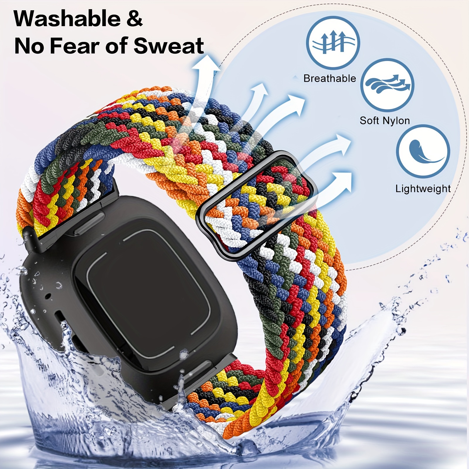 Fitbit sense best sale woven bands