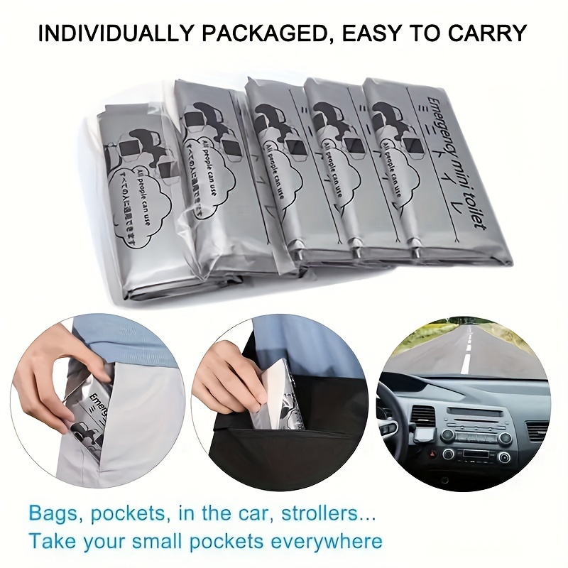 5/10/20 Disposable Urine Bags, 700CC Emergency Urine Bag, Neutral Urine Bag, Female Urine and Vomiting Bag, Suitable for Travel Traffic Congestion, Camping, Hiking, Suitable for Adults and Youngsters