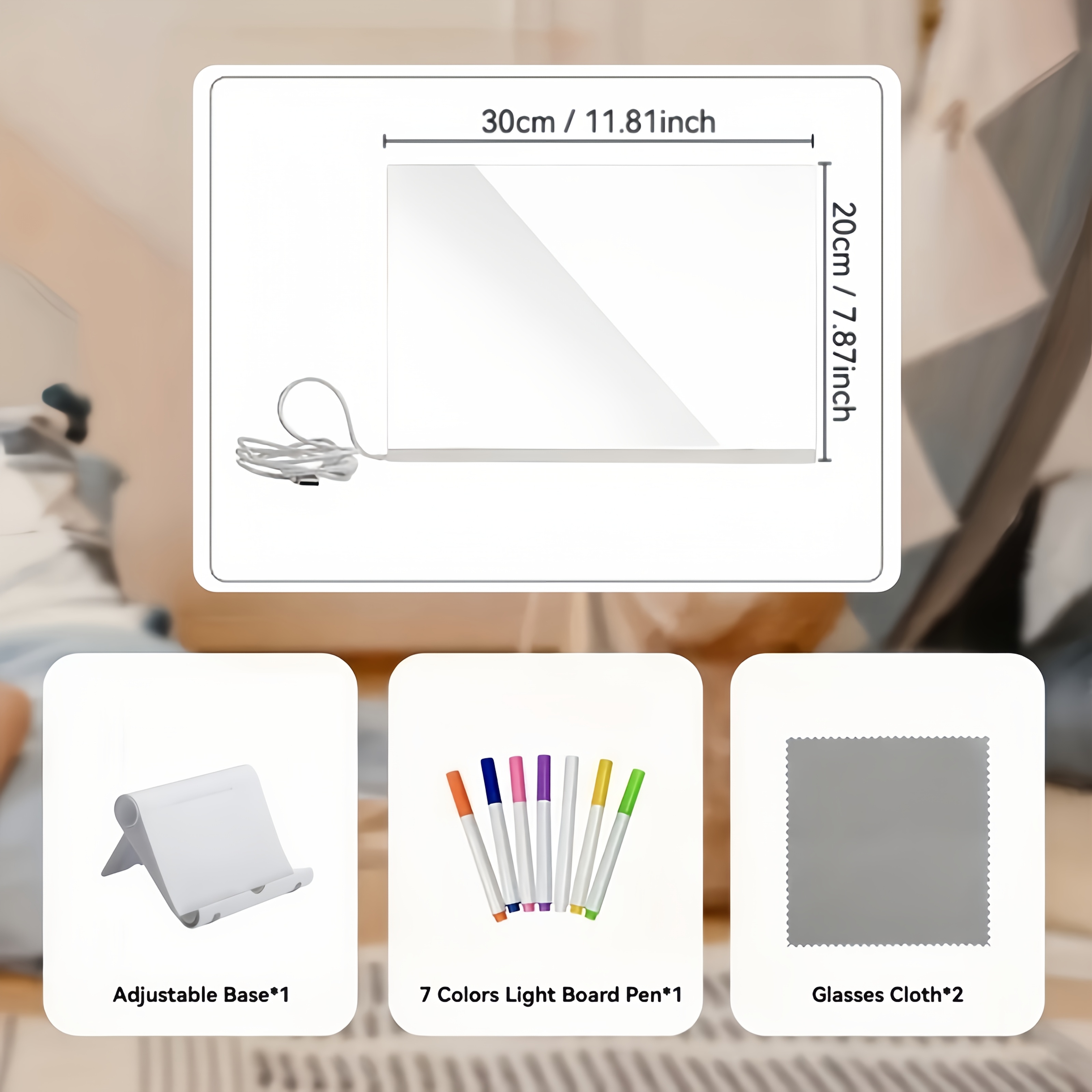 electronic whiteboard sold on Temu United States