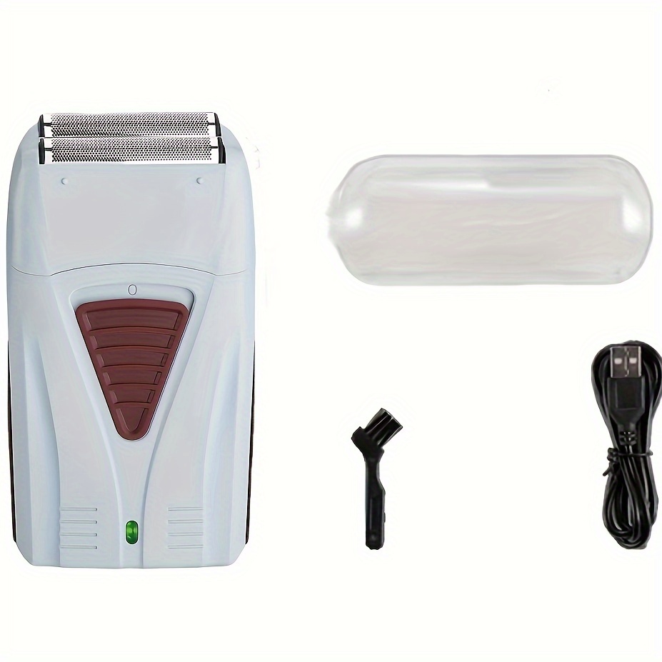 

All-in-one Men's Electric Shaver - Wet/dry, Usb Rechargeable, Perfect For Bald Heads & Beard Trimming