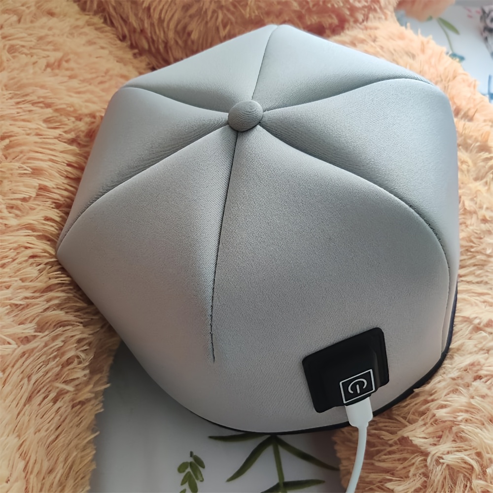 touca de     vermelha com 120 leds | luz vermelha de 660nm e luz infravermelha   de 830nm, touca led para   do couro  , fonte de alimentação, 110v/220v detalhes 11