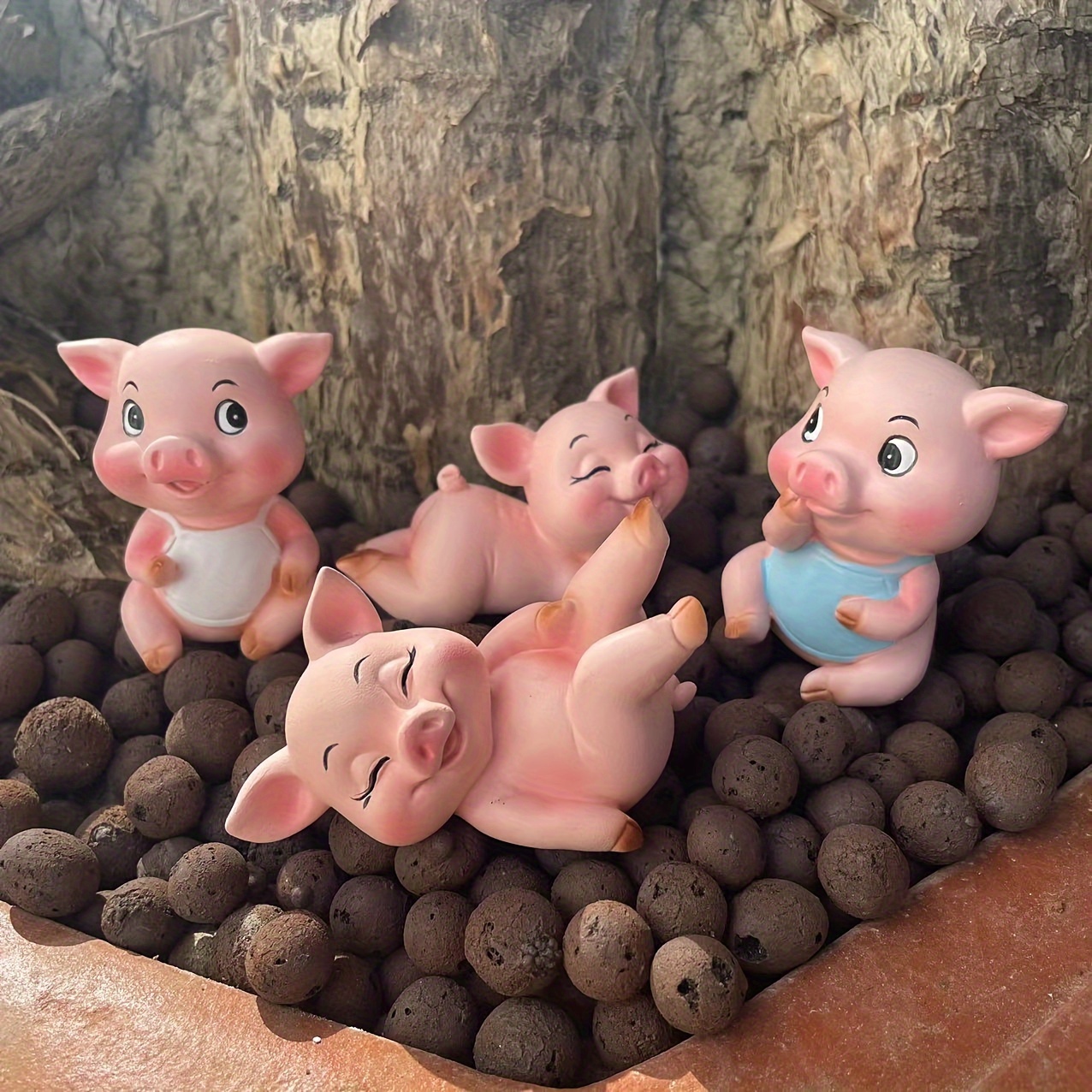set 4 bezaubernden kleinen schweinchen ornamenten - Temu Austria