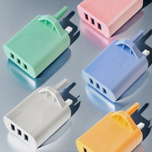 travel charger with usb ports multi usb charger for iphone for galaxy for mobile lightweight design 100 240v uk plug usb charger adapter versatile charging hub sleek charger design durable charger ports