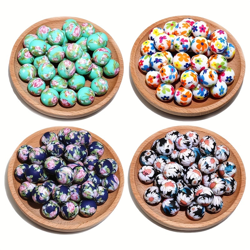 

36pcs For Bracelet Keychain 15mm Necklace Diy Jewelry Accessories (flower306-15mm)36pcs For Bracelet Keychain 15mm Necklace Diy Jewelry Accessories