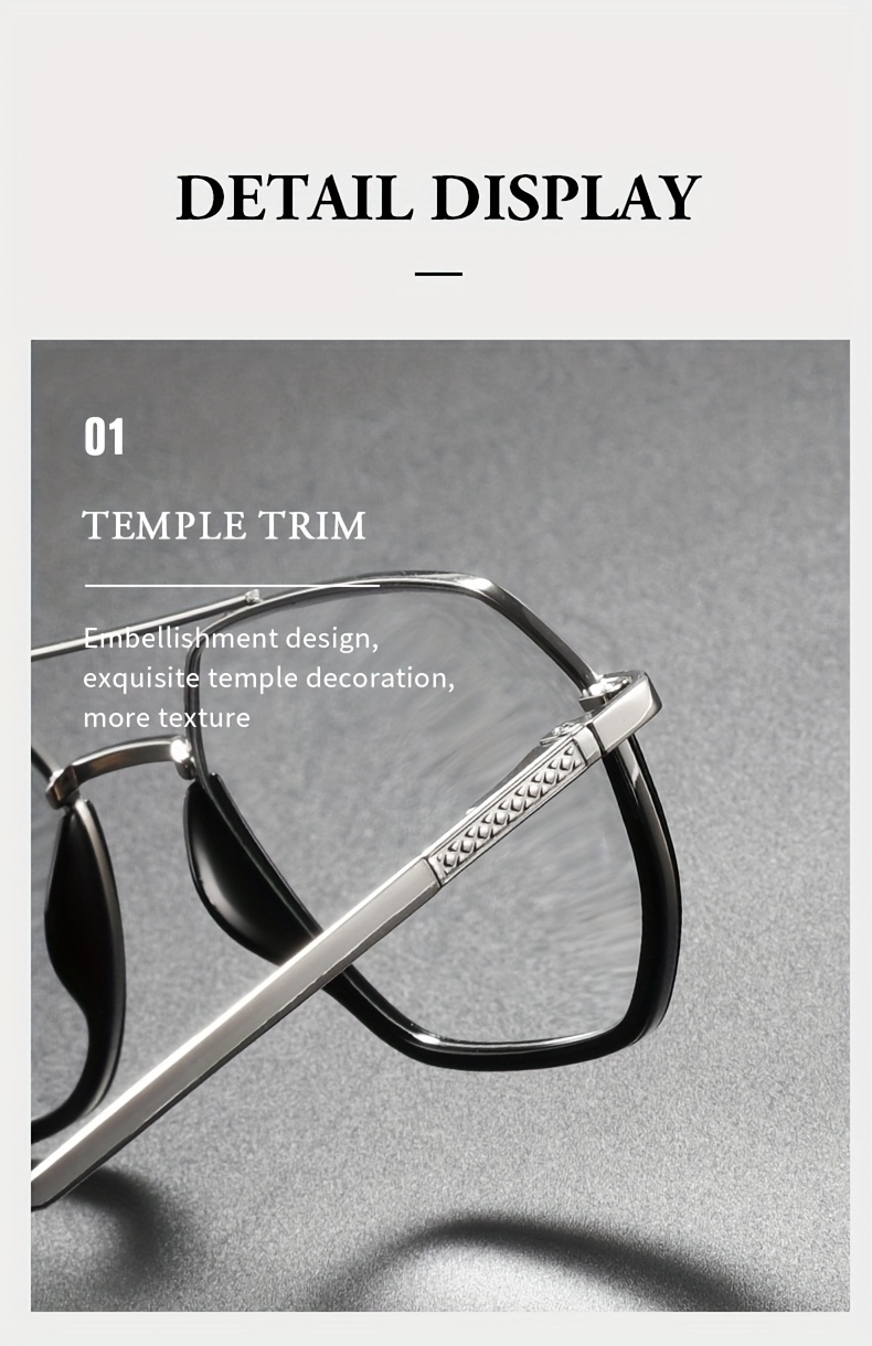 A Pair of Unisex High-Quality Square And Round Reading Glasses, Featuring a Stylish Vintage Metal Frame And Spring Hinges, Suitable for Reading And Watching TV, Available in Various Prescriptions from +1.00 to +4.00, Making It a Perfect Gift Choice.