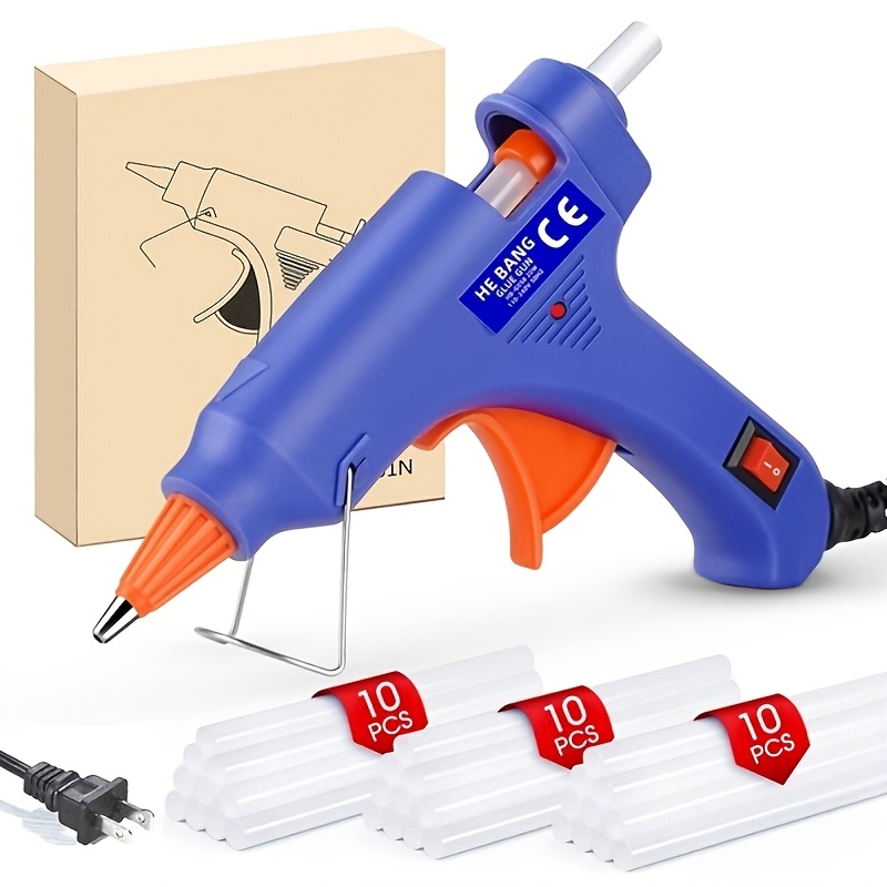 Temu – TEMU 1 Glue Gun 20w Glue Gun With 30pcs Glue Stick 0.27×3.93 Inches