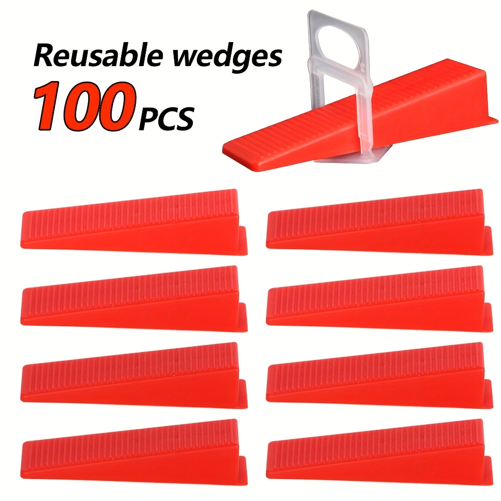 

Hot-selling Tile Leveling System Clips 1.0-3.0mm 100pcs/bag Ceramic Leveling Tools For Tile Edging System