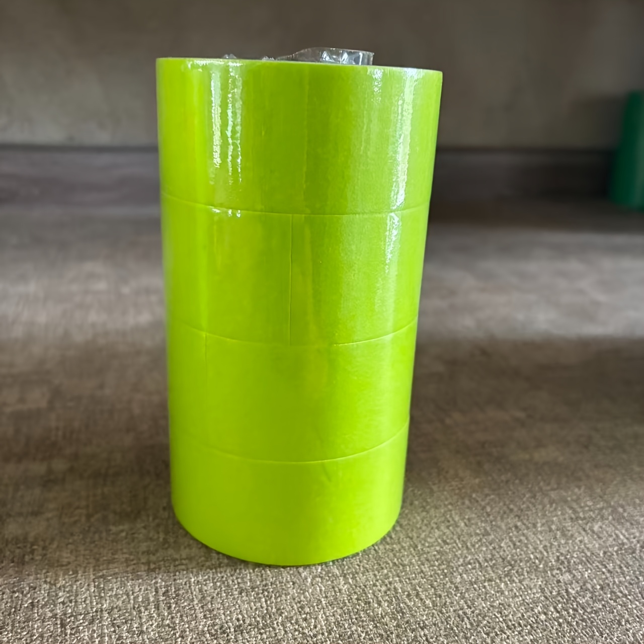 TEMU Cinta de pintor multiusos y multiespecificación - Cinta de enmascarar automotriz verde sin residuos, protector de pintura resistente al y cinta