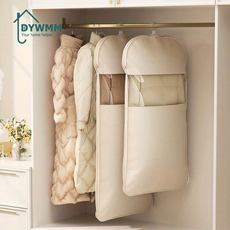 space saving hanging garment bag self compression Temu United